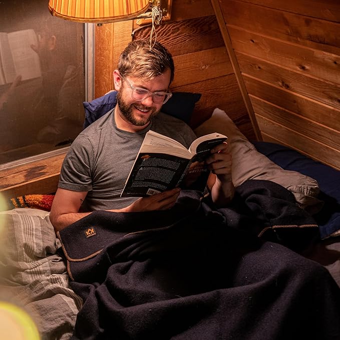 Arcturus Military Wool Blanket - Warm, Thick, Washable - Great for Outdoors, Camping, Stadium Blanket, Picnics, Travel - Car & Bushcraft Survival Kits