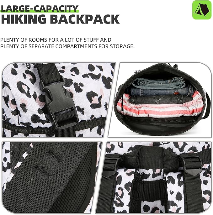 King'sGuard 70L Camping Hiking Backpack for Men Women Large Military Tactical Backpack Molle Rucksack Backpack for Outdoor