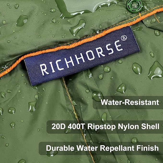 Down Camping Blanket - Camp Blanket, Lightweight, Packable, Puffy, Wearable, Water Resistant, Backpacking Quilt for Outdoor Camping, Travel and Hiking