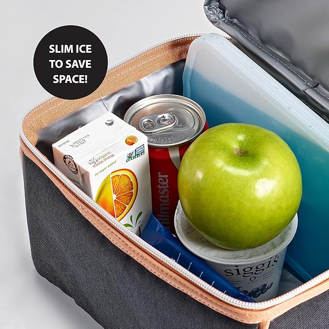Cool Coolers by Fit + Fresh Slim Compact Reusable XL Ice Pack, Perfect for Lunch Boxes, Coolers, and Beach Bags