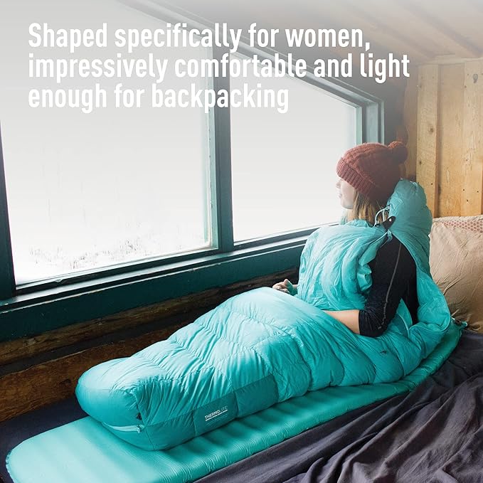 Sea to Summit Comfort Light Self-Inflating Foam Sleeping Pad for Camping and Backpacking, Women's Regular (67 x 21 x 2 inches)