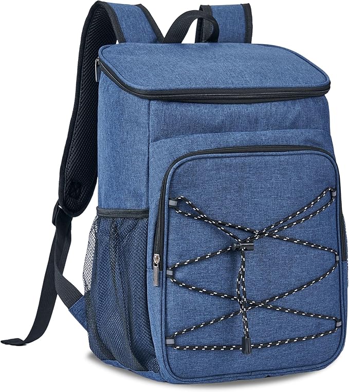 Cooler Backpack Large Insulated Leak Proof Lunch Backpack Portable Lightweight Cooler Bag for Travel Hiking Camping