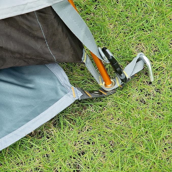 Bessport Tent Footprint for 1-2-3-4 Person Tent Waterproof Camping Tarp with Drawstring Carrying Bag for Picnic, Hiking and Other Outdoor Activities