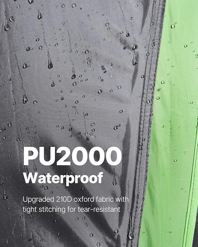 VEVOR Pickup Truck Tent, Fits 5.0-8.2 ft Truck Tents for Camping, Waterproof PU2000 mm 2-3 Person Sleeping Truck Bed Tent, Sturdy Truck Bed Camper Shell with Expandable Awning, Rainfly, Storage Bag
