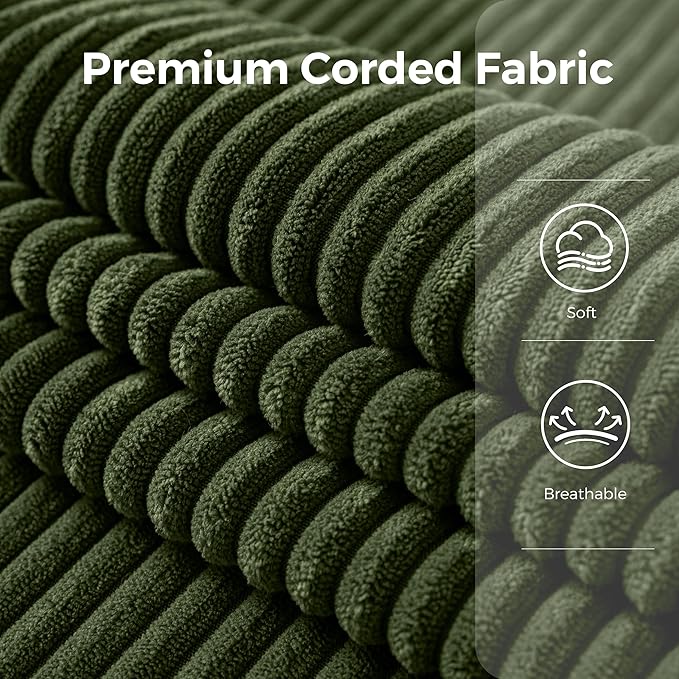 MAXYOYO 6" Japanese Floor Mattress, Foldable Futon Mattress Full Size, Tufted Roll Up Floor Bed, Thick Tatami Mat Sleeping Pad Portable Lounger for Camping Guest Room Dormitory Bedroom RV, Dark Green