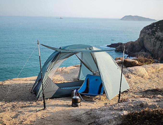Wander Hawk 1-2 Person Backpacking Tent, Lightweight 1 Person / 2 Person Tent for Bikepacking Backpacking Camping & Hiking