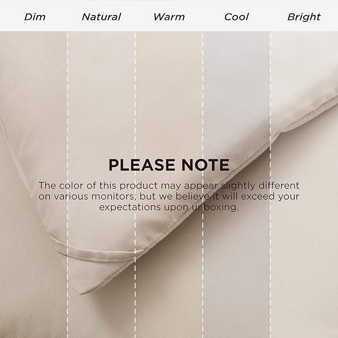 Bedsure Comforter Duvet Insert - Quilted Comforters Cal King Size, All Season Duvet, GentleSoft Down Alternative Bedding, with 8 Tabs, Gifts for Women/Men, Linen, California King 96 X 102 Inches