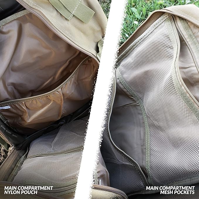 50L Expeditionary Tactical Backpack - Large Molle Bag