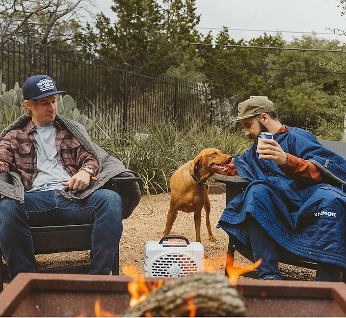 KAMMOK Field Blanket - Microfleece, Water Resistant, Portable, Durable, Indoor/Outdoor Camp Blanket (84 in × 50 in) - Pine Green