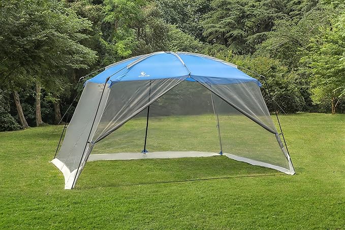 ALPHA CAMP Screen House Tent Easy Setup Canopy - 13'X9', Blue
