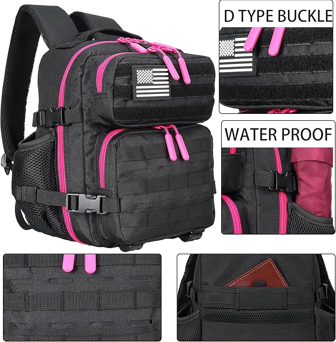 9L Mini Tactical Backpack for Men and Women Tactical Backpack Small for Hiking Small Tactical Bag Fitness Pack