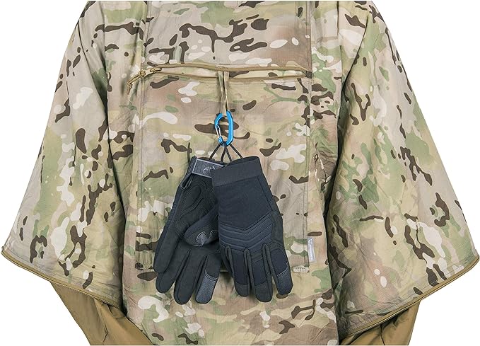Helikon-Tex Swagman Roll Military Poncho - Multi-purpose Poncho & Emergency Poncho - Survival Gear - Woobie Blanket & Jacket