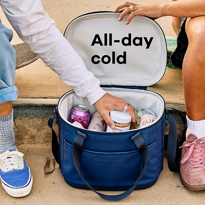 Hydro Flask Carryout Cooler - Insulated Portable Soft Cooler - 10 L Capacity in Capri Blue