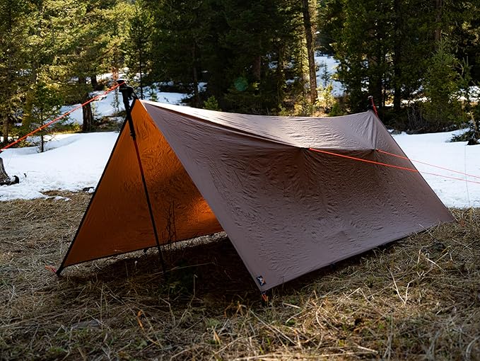 VIAM Outdoors | Granite Peak Ultralight Waterproo Tarp | 1.1oz | Coyote Brown