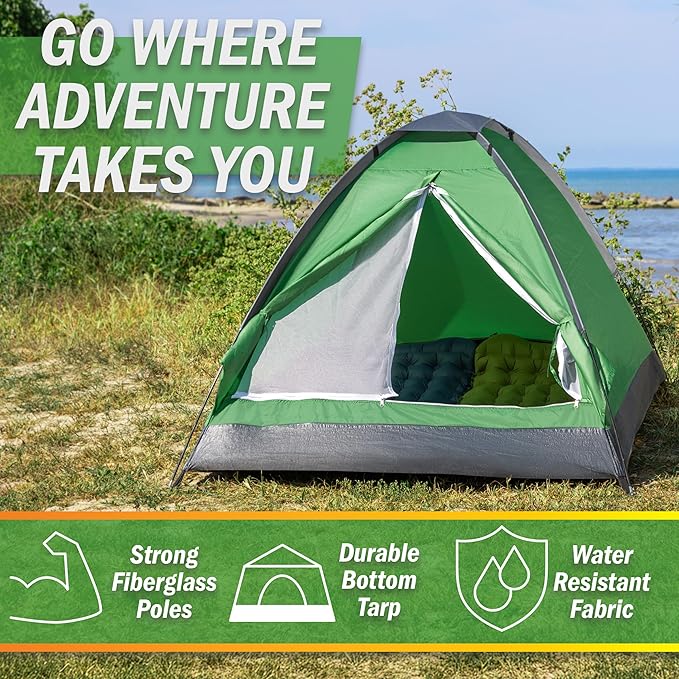 Wakeman Family-Tents Wakeman Outdoors 2 Person Camping Tent
