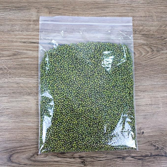 24/7 Bags - 10” X 12” (200 Count)2 Mil Clear Reclosable Zip Plastic Poly Bags with Resealable Lock Zipper Food Grade