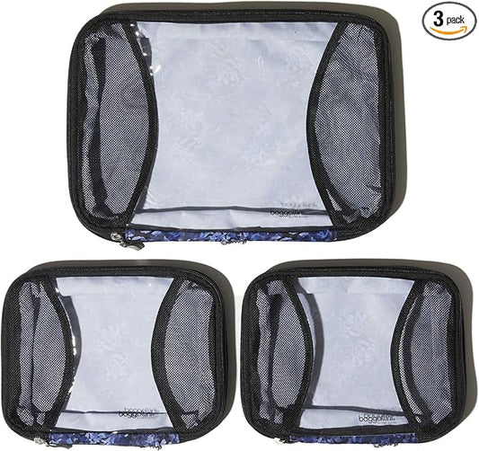 Baggallini Compression Cube 3-piece set - Lightweight Compression Packing Cubes for Travel