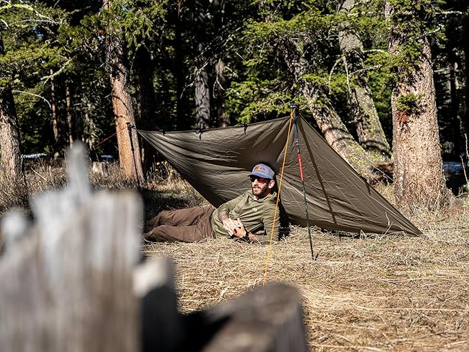 VIAM Outdoors | Switchback Ultralight Waterproof Tarp | 1.9oz | Tan