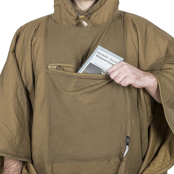 Helikon-Tex Swagman Roll Military Poncho - Multi-purpose Poncho & Emergency Poncho - Survival Gear - Woobie Blanket & Jacket