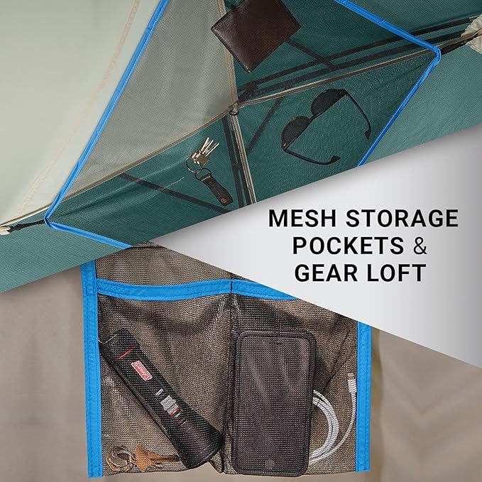 Coleman Skydome Tent with 5 Minute Setup, 2/4/6/8-Person Weatherproof Tent with Rainfly & Carry Bag, 20% More Headroom Than Traditional Canopies