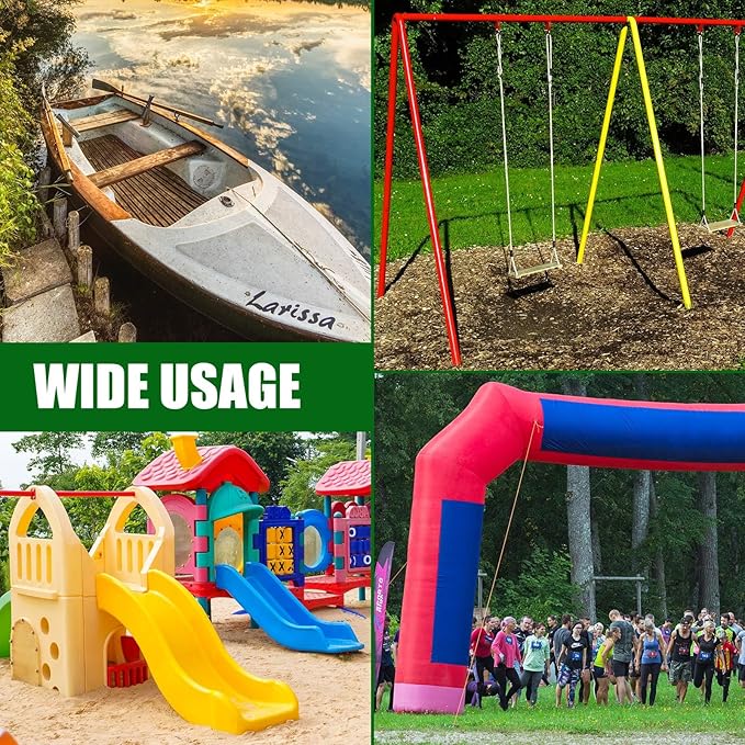 6 Pcs 40 Inch Extra Long Ground Anchor 4" Wide Helix 14 mm Rod Auger Earth Ground Anchor Metal Heavy Duty Anchors Hook Wind Stakes Eye Anchor for Guying Tents Fencing Canopies Bridge House