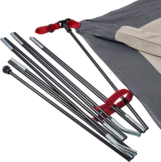 Coleman Skydome Tent with 5 Minute Setup, 2/4/6/8-Person Weatherproof Tent with Rainfly & Carry Bag, 20% More Headroom Than Traditional Canopies