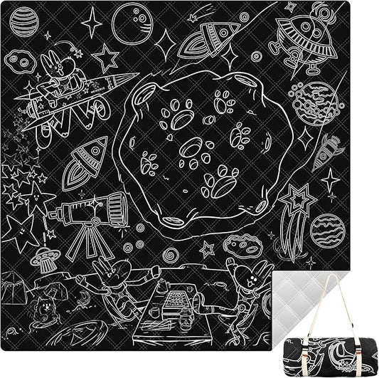 Graffiti Picnic Blanket, 79" x 79" Extra Large Outdoor Picnic Mat, Outdoor Blanket, Beach Blanket, Washable Foldable Portable Blanket for Park Grass/Beach/Camping/Concerts