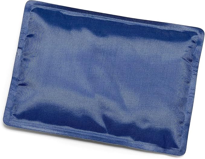 Cool Coolers by Fit & Fresh 2 Pack Soft Ice, Flexible Stretch Nylon Reusable Ice Packs for Lunch Boxes & Coolers, Geo & Navy