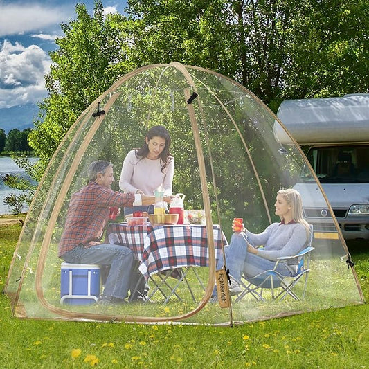 Alvantor Pop Up Bubble Tent,Large Oversize Igloo Screen House,4-6 Person Cold Protection Outdoor Igloo, Winter Tent Snaps Fit 10'x10'x6.5'