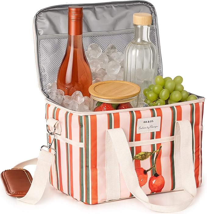 Premium Insulated Leakproof Cooler Bag – Soft-Sided 15L Portable Cooler for Beach, Picnic & Camping