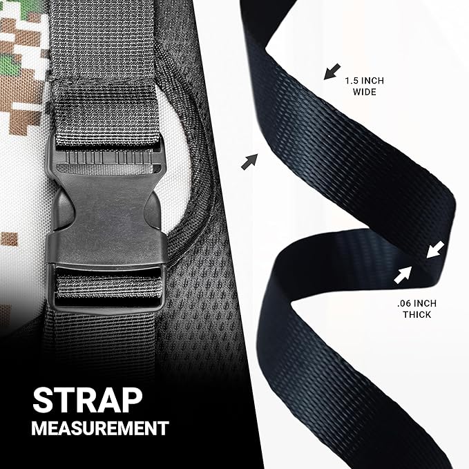 Strapworks Heavyweight Polypropylene Webbing - Heavy Duty Poly Strapping for Outdoor DIY Gear Repair, 1.5 Inches