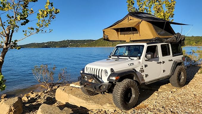 Pittman - Truck Roof Top Tent - Softshell - TNT1.9 Desert Brown/Black