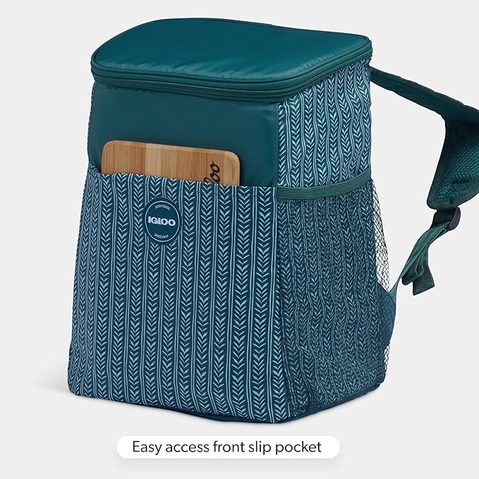 Igloo Print Essentials Insulated Backpack Cooler | 18 Can Capacity