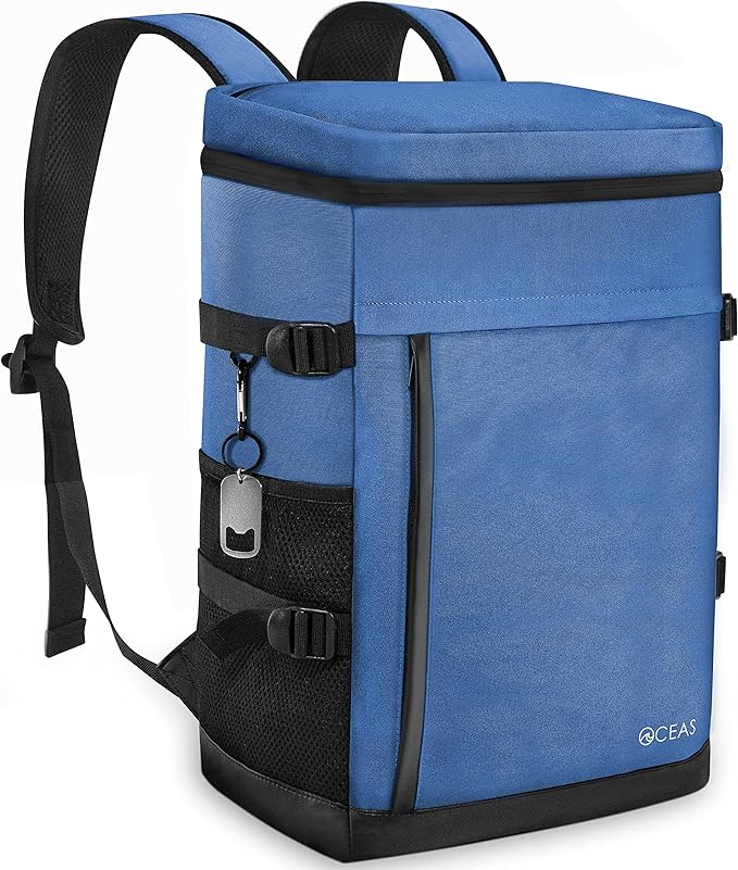 Oceas Cooler Backpack Insulated Waterproof - 40 Can Soft Backpack Coolers Insulated Leak Proof - Waterproof Lining Keeps Lunch, Beer & Ice Cold for 16 Hours - Travel Back Pack Cooler for Women & Men
