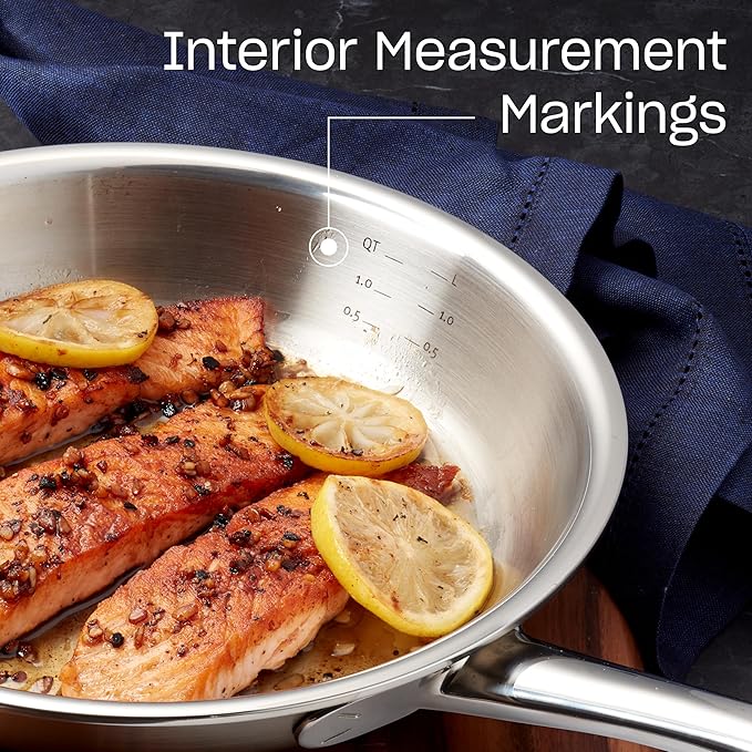 Fissler M5 Pro-Ply 5-ply Stainless Steel Frying Pan, 10.2 Inch