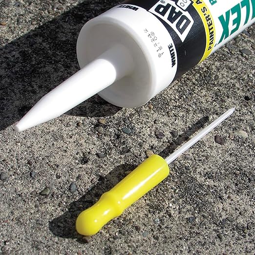 CCY, Reusable Caulk Tube Sealers with Built-in Puncture Pin, 2-Pack