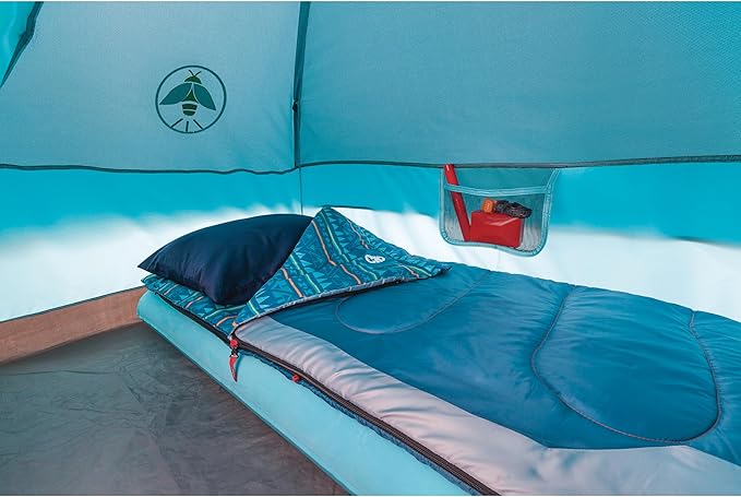 Coleman Kids Wonder Lake Tent with Rainfly, Sets Up in About 10 Minutes, 2-Person Glow-in-The-Dark Tent for Campsite, Backyard, or Indoor Use