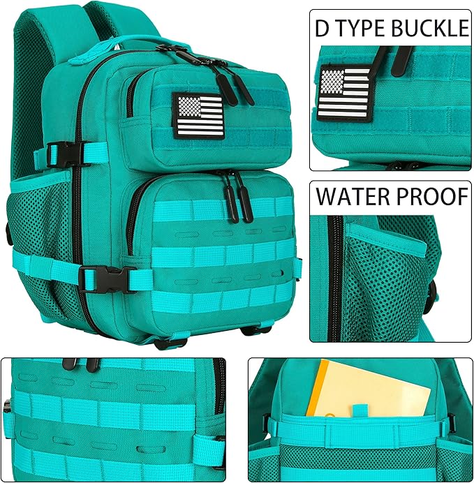 9L Mini Tactical Backpack for Men and Women Tactical Backpack Small for Hiking Small Tactical Bag Fitness Pack
