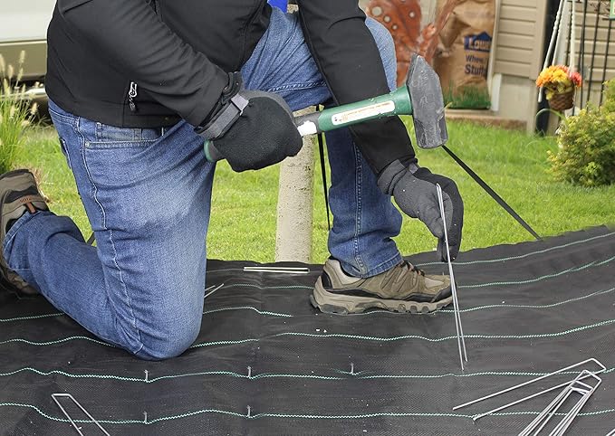 Ashman Galvanized Sod Staples 12 Inch (200 - Extra Heavy Duty)