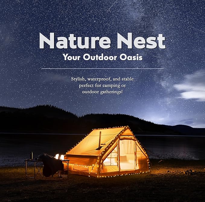 EROMMY 4/6/8/12 Person Inflatable Tent with Skylight, 4 Season Blow Up Tents with Hand Pump for Outdoor Camping & Hiking, Easy Set-up Windproof Sunproof Waterproof