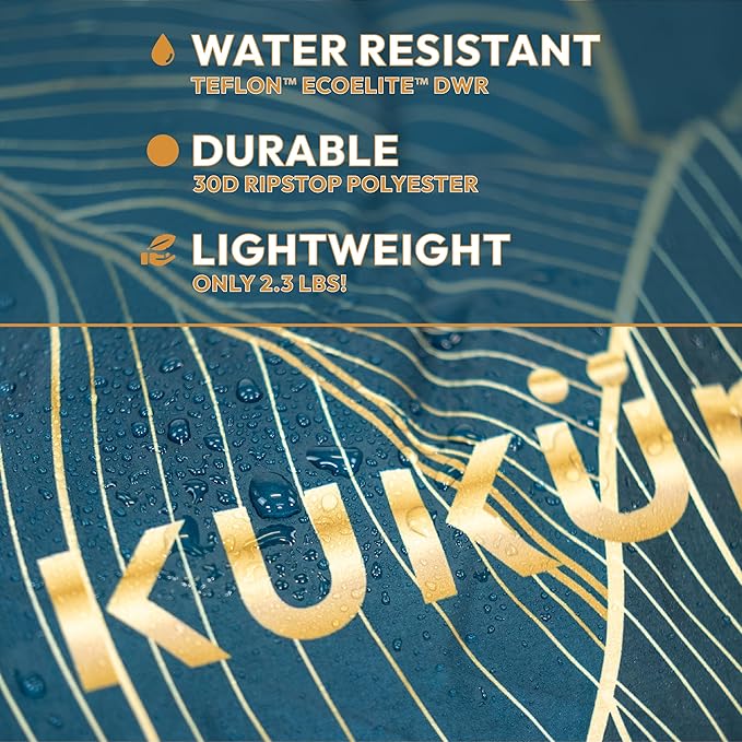 Versatile Packable Outdoor Camping Blanket, Puffy Blanket, Primaloft® Insulation, Warm, Durable, Lightweight, Waterproof, Oversize, Beach, Stadium, and More! 55"x80" (Strawberry Lemonade)