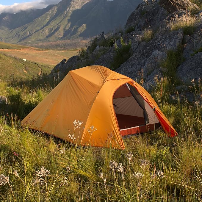 Naturehike Cloud-Up 3 Person Lightweight Backpacking Tent with Footprint - 3 Season Free Standing Dome Camping Hiking Waterproof Backpack Tents