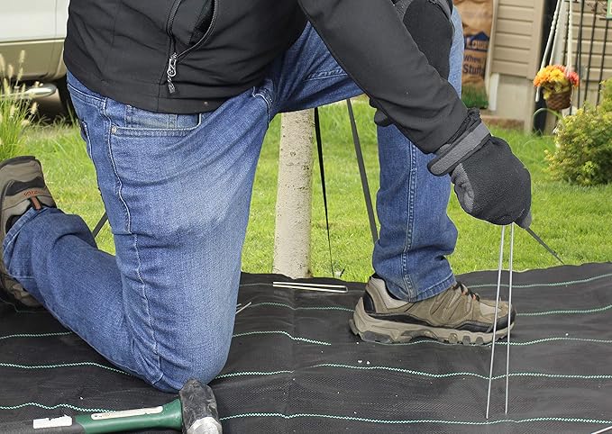 Ashman Galvanized Sod Staples 12 Inch (200 - Extra Heavy Duty)