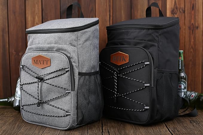 Waterproof Insulated Cooler Backpack for Men & Women, Leak Proof Insulated Cooler Backpack for Camping, Beach, Fishing, Picnic, Travel, Foldable Environmental Insulate Bag (Black)