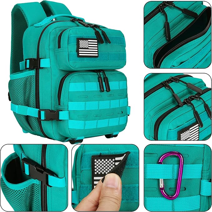 9L Mini Tactical Backpack for Men and Women Tactical Backpack Small for Hiking Small Tactical Bag Fitness Pack