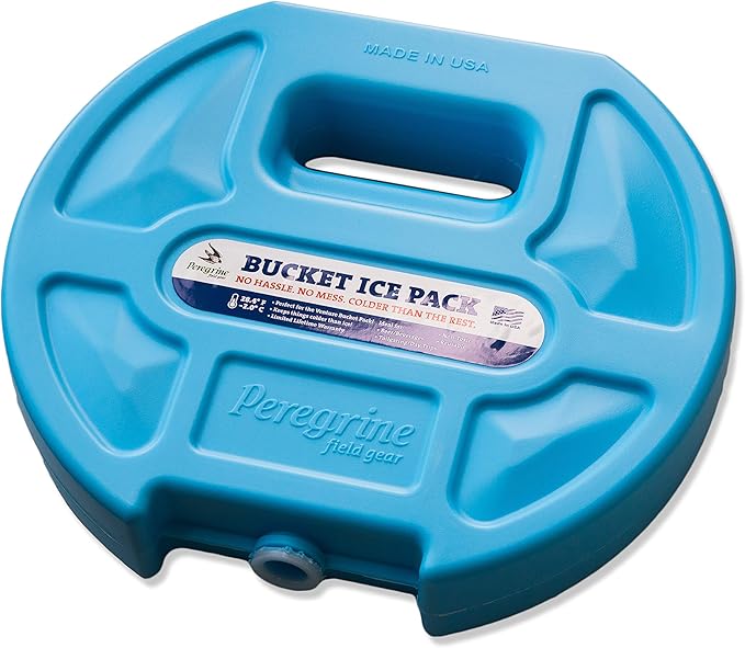 Peregrine Field Gear Bucket Ice Pack Compatible with Venture Bucket for Drink, Beverage, Camping, Hunting & Fishing