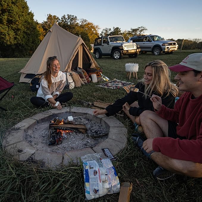 WHITEDUCK Regatta Canvas Bell Tent - w/StoveJack, Waterproof, 4 Season Luxury Camping and Glamping Yurt Tent Outdoor