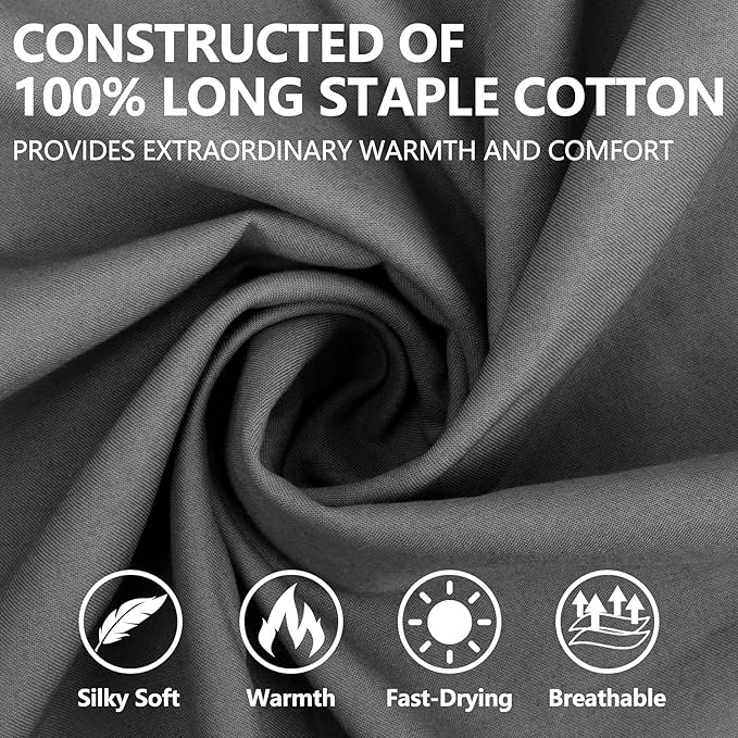Sleeping Bag Liner,Long Staple Cotton, Adult Sleep Sack & Travel Sheets,Travel Sleep Sack for Backpacking, Hotels & Hostels Lightweight Travel Sheet Camping Sheets,Has Full Length Zipper