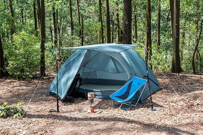 Wander Hawk 1-2 Person Backpacking Tent, Lightweight 1 Person / 2 Person Tent for Bikepacking Backpacking Camping & Hiking