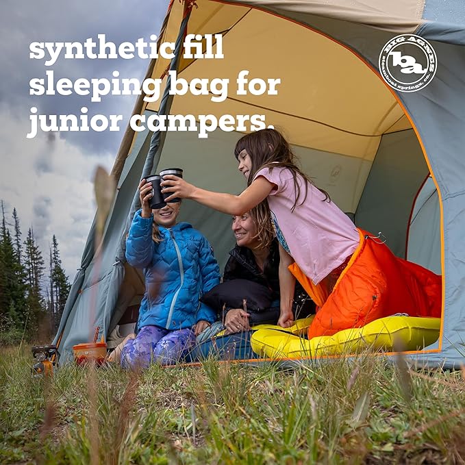 Big Agnes Kids & Youth Sleeping Bag – Ultralight Cold Weather Backpacking & Camping, Kids, Juniors, Teens, 20 Degrees